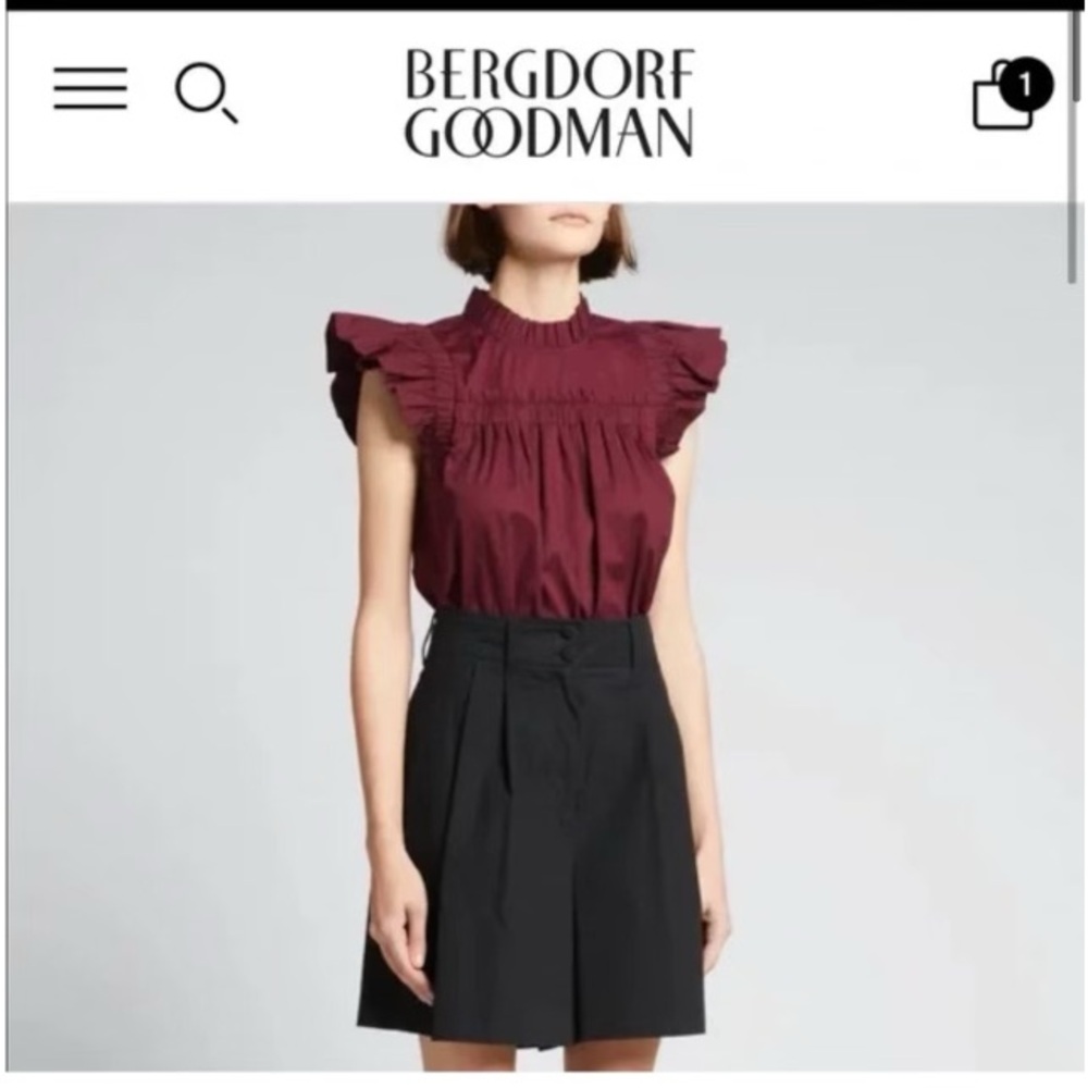 NWOT. Sea New York top in burgundy.